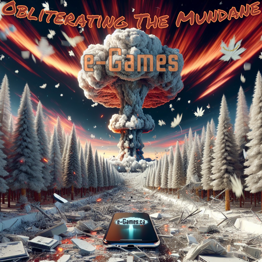 e-Games Obliterating The Mundane Wayne A. Cargill graphic design for e-Games digital gaming and streaming platform